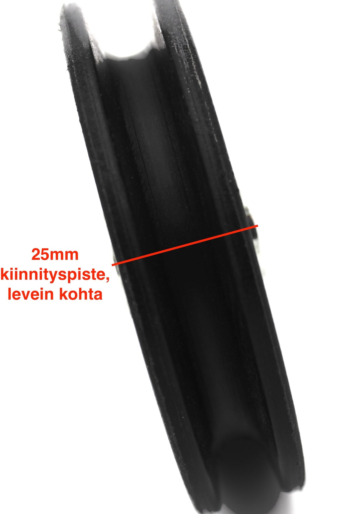 Cable pulley 160 mm with 10 mm bore – view 3