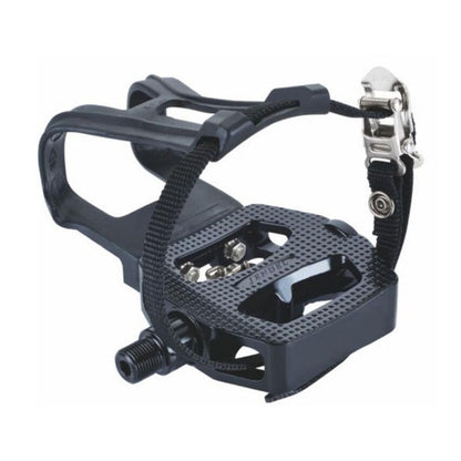 SPD Indoor Cycling Pedals with Toe Cages