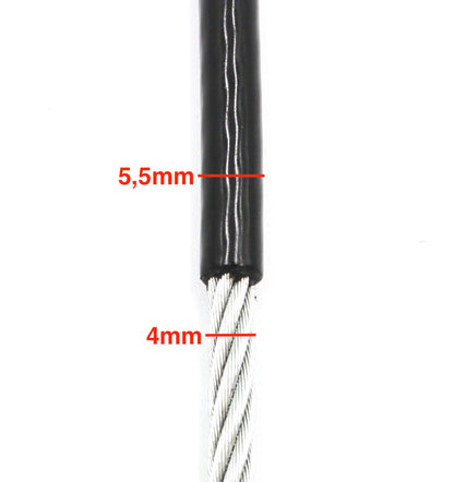 Gym Cable 5.5 mm – 50 m Roll – cable cross-section detail