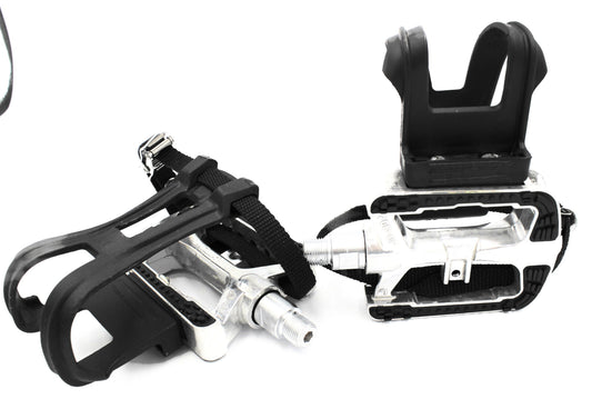 Indoor Cycling Pedals with Toe Cages